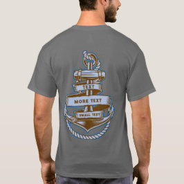 Banner für Vintage Segelangeln T-Shirt