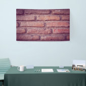 Banner für Vintage Ziegelmauer - rustikale Dekorat (Messeveranstaltung)