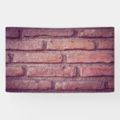 Banner für Vintage Ziegelmauer - rustikale Dekorat (Horizontal)
