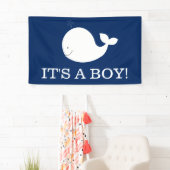 Banner für Weißwale und Navy | EINE TEXTLINIE (Insitu)