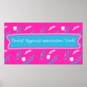 Banner für Zahnhygiene Poster