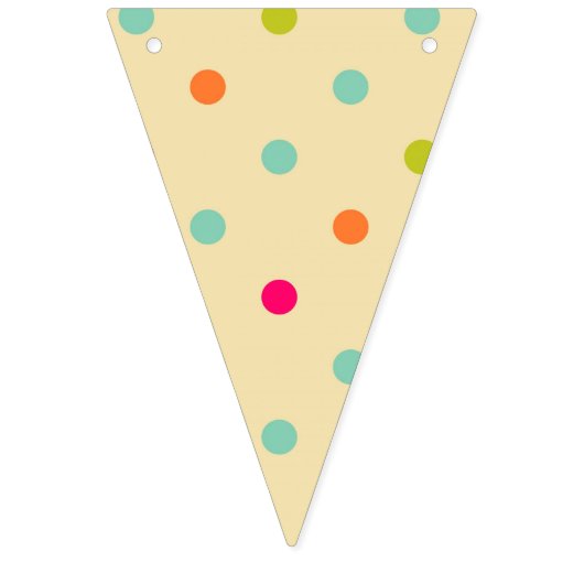 Banner für Zickzack Streifen und Polka-Dot (Zweite Fahne)