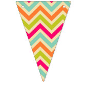 Banner für Zickzack Streifen und Polka-Dot (Erste Fahne)