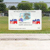 BANNER; GLÜCKLICH, 4. JULI BANNER (Insitu)