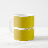 BANNER-Gradientenband + Ihr Text Kaffeetasse (Vorderseite Links)