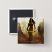 Banner: Harley, Wonder Woman, Flash Button (Vorne & Hinten)