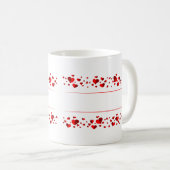 Banner Hearts Postcard Kaffeetasse (VorderseiteRechts)