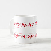 Banner Hearts Postcard Kaffeetasse (Vorderseite Links)