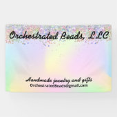 Banner Holographic Glitzer (Horizontal)