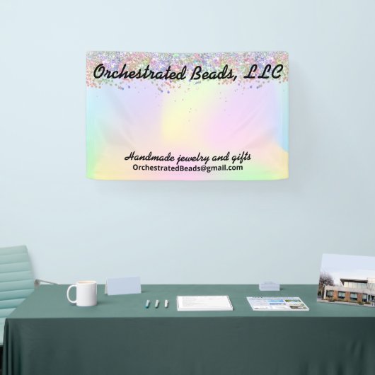 Banner Holographic Glitzer (Messe)