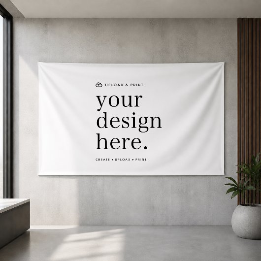 Banner Ihr Design Hochladen 4' x 6'