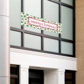 Banner im Freien - Frohe Weihnachtsbanner (Äußeres Gebäude)
