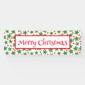 Banner im Freien - Frohe Weihnachtsbanner (Horizontal)