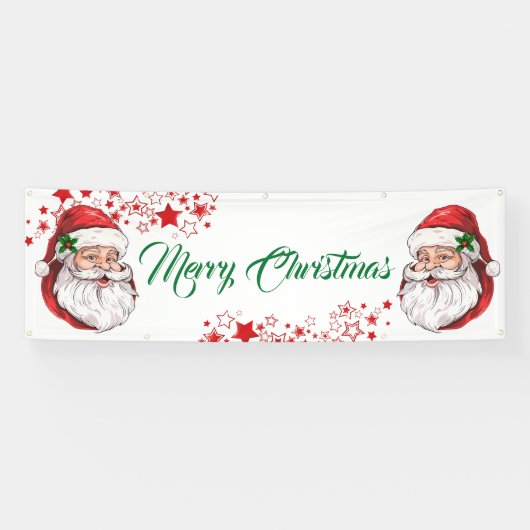 Banner im Freien - Frohe Weihnachtsbanner (Horizontal)