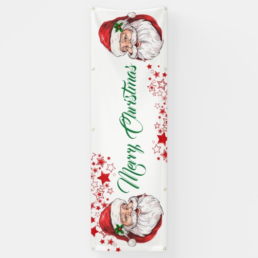 Banner im Freien - Frohe Weihnachtsbanner (Vertikal)