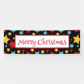 Banner im Freien - Frohe Weihnachtsbanner (Horizontal)