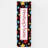 Banner im Freien - Frohe Weihnachtsbanner (Vertikal)