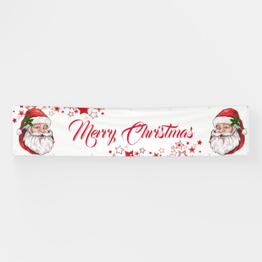 Banner im Freien - Frohe Weihnachtsbanner (Horizontal)