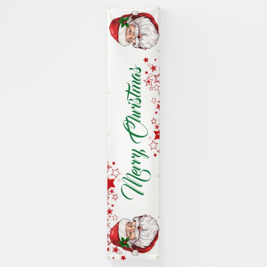 Banner im Freien - Frohe Weihnachtsbanner (Vertikal)