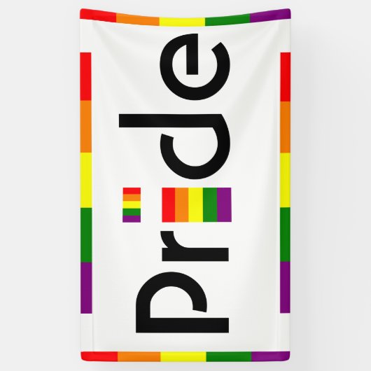 Banner im Innen- oder Außenbereich - PRIDE (Vertikal)