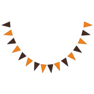 Banner "lass It Fall Party" (braun & orange)