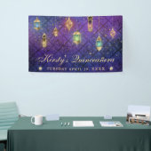 Banner "lila & blau" (Messeveranstaltung)