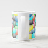 Banner mit farbigen Balloons Jumbo-Tasse (Rückseite)