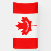 Banner mit kanadischer Flagge aus Kanada (Vertikal)