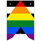 Banner mit LGBT-Flagge (Erste Fahne)