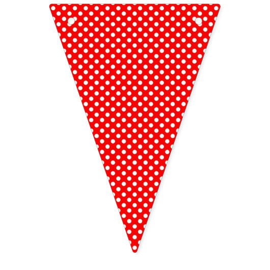 Banner mit roter und weißer Dackel für Party-Jagd (Zweite Fahne)