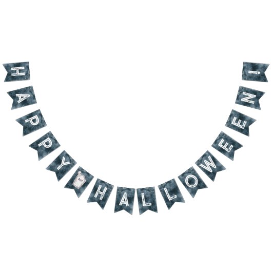 Banner mit weißem Halloween-Party (Alle)