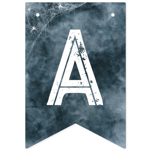 Banner mit weißem Halloween-Party (Zweite Fahne)