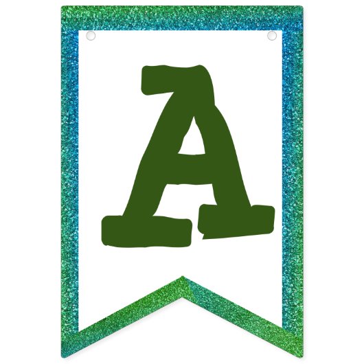 Banner mit weißer Blume (Dritte Fahne)