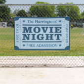 Banner "Movie Ticket" für individuelle Name und Da (Insitu)