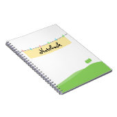Banner-Notebook Notizblock (Rechte Seite)