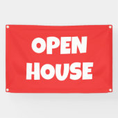 Banner "OPEN HOUSE" (Horizontal)