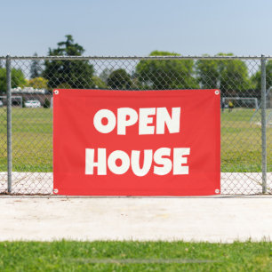 Banner "OPEN HOUSE"
