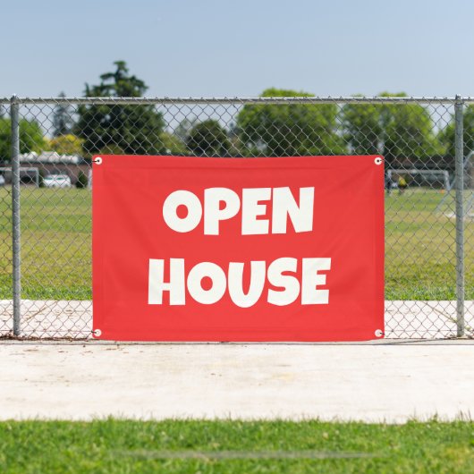 Banner "OPEN HOUSE" (Insitu)
