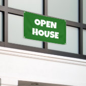 Banner "OPEN HOUSE" (Äußeres Gebäude)
