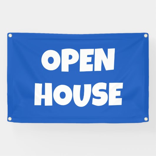 Banner "OPEN HOUSE" (Horizontal)
