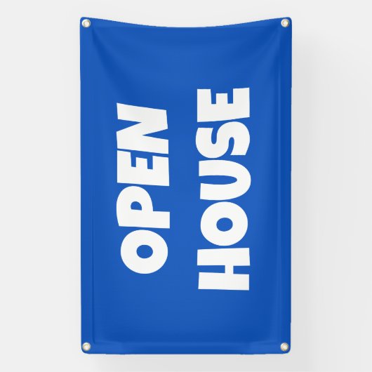 Banner "OPEN HOUSE" (Vertikal)