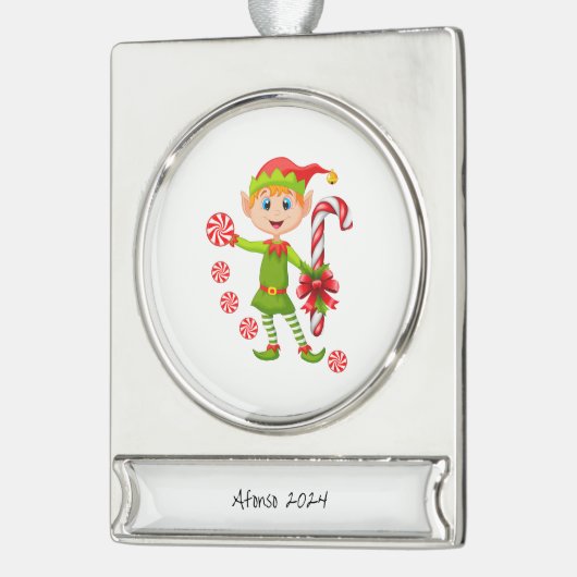 Banner Ornament Elf (Links)