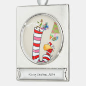 Banner Ornament Elf Santa Candy Cane (Links)