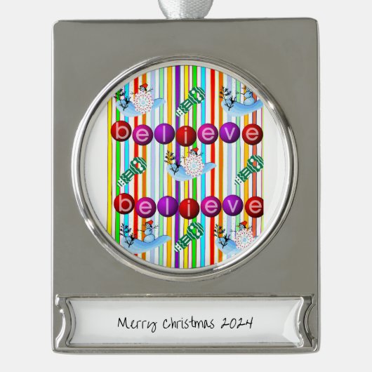 Banner Ornament glauben (Vorderseite)