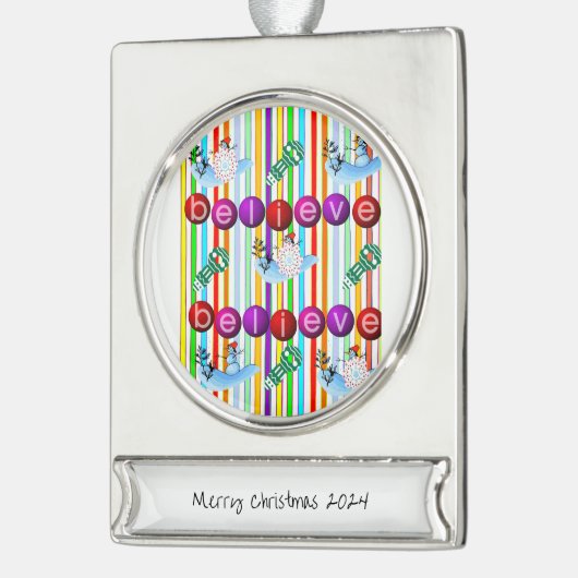 Banner Ornament glauben (Links)