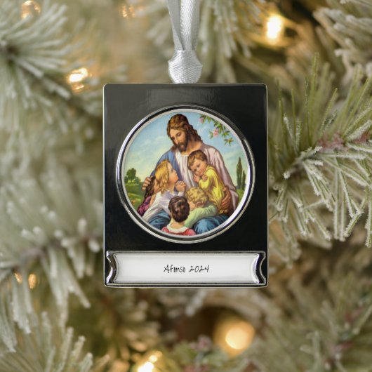 Banner Ornament Jesus (Baum)