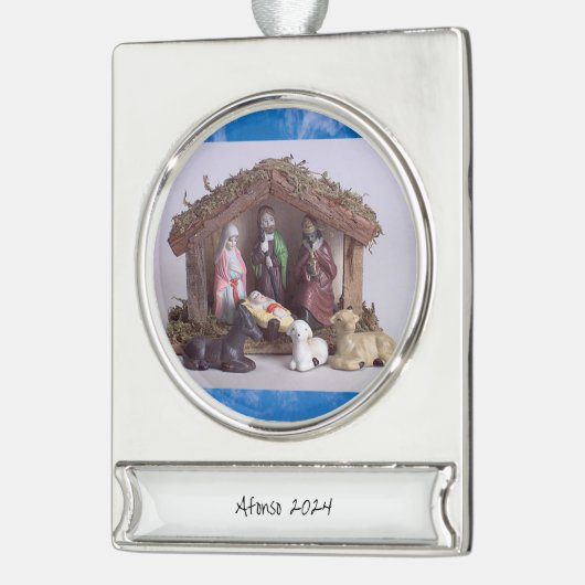 Banner Ornament Jesus (Links)