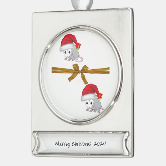 Banner Ornament Opossum (Links)