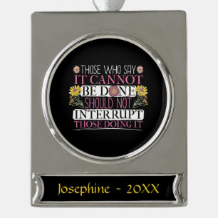  Banner-Ornament SILBER