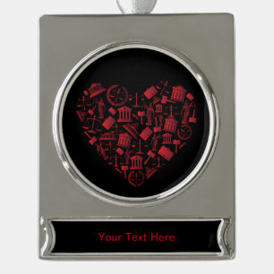  Banner-Ornament SILBER